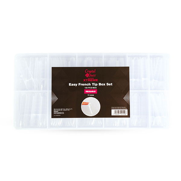 Crystal Nails - Xtreme tip box - Easy french