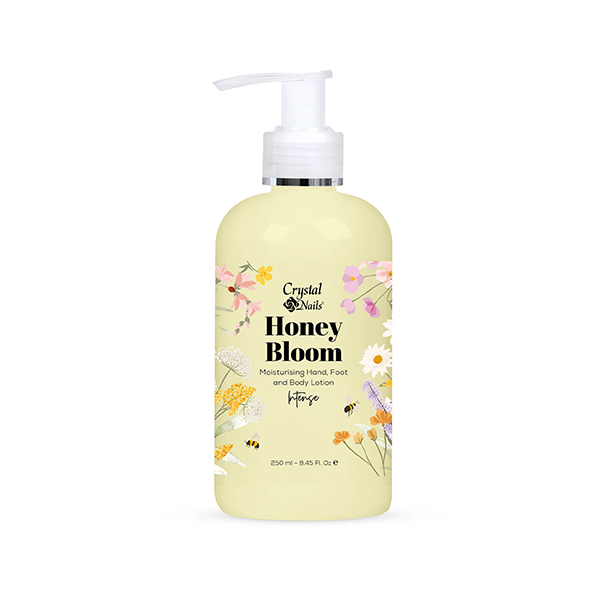 Crystal Nails - Moisturising Hand, Foot and Body Lotion - Honey Bloom 250ml