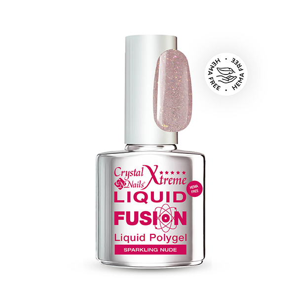 Crystal Nails - LIQUID FUSION - Sparkling Nude 13ml