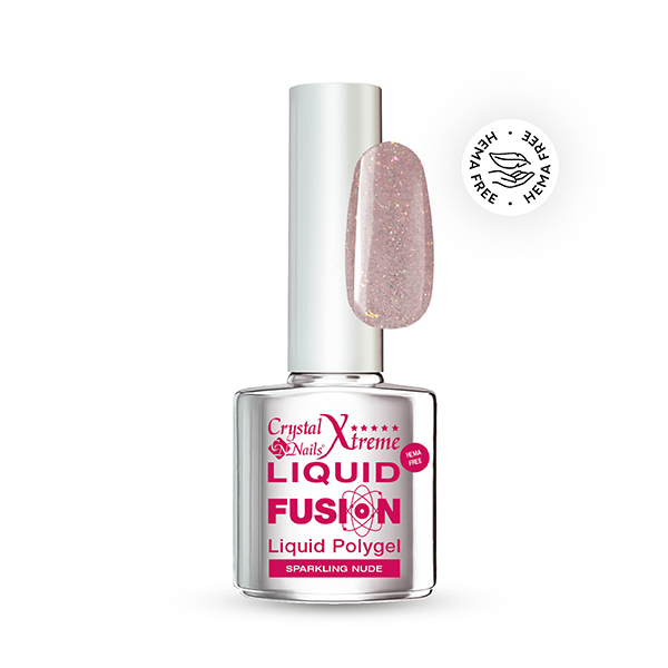 Crystal Nails - LIQUID FUSION - Sparkling Nude 8ml