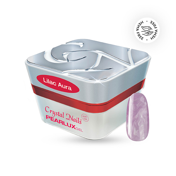 Crystal Nails - Pearlux Builder Gel - Lilac aura 15ml