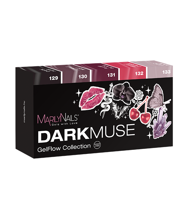MarilyNails - GelFlow Dark Muse Kit (5x4ml)