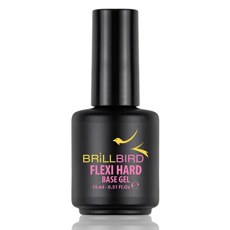 BrillBird - Flexi Hard Base Gel - saját köröm erősítő gél lakk alap 15ml