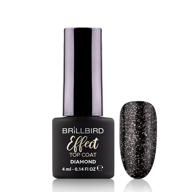 BrillBird - Effect Top Coat - Diamond 4 ml