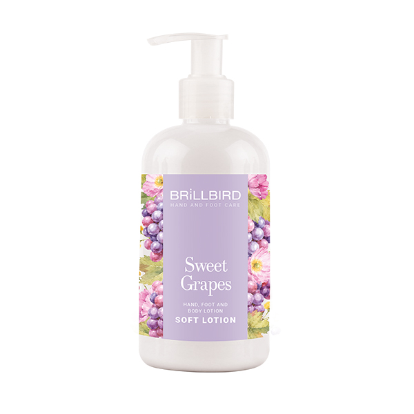 BrillBird - Sweet Grapes - Kéz- és lábápoló krém - Soft lotion 250ml