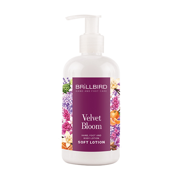 BrillBird - Velvet Bloom - Kéz- és lábápoló krém - Soft lotion 250ml