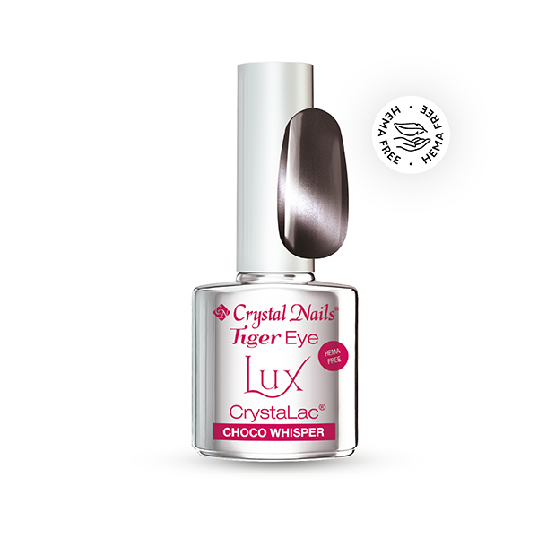 Crystal Nails - Tiger Eye Lux Crystalac - Choco Whisper 4ml