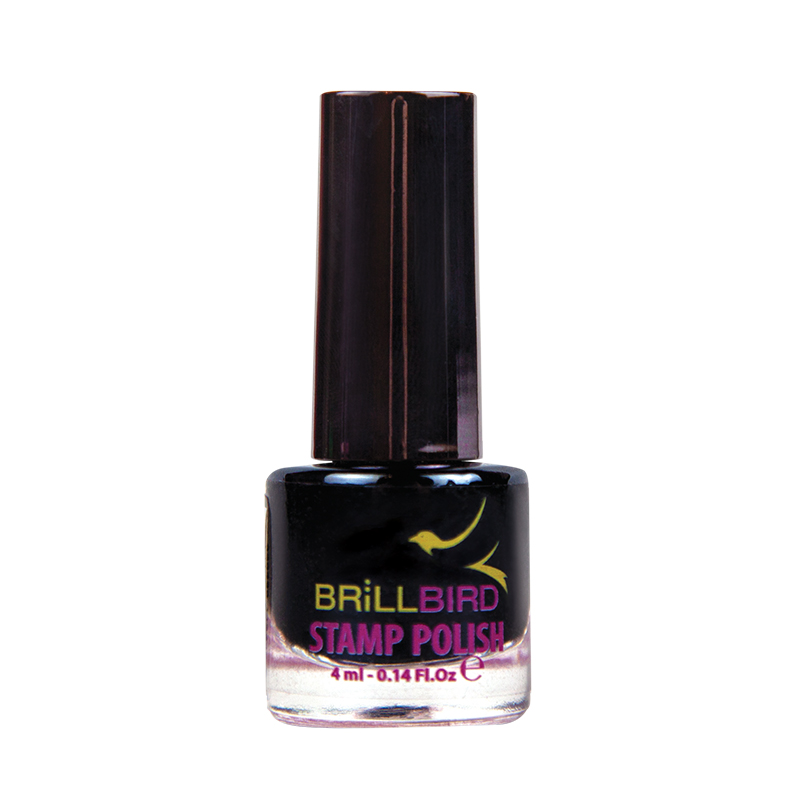 BrillBird - Nyomdalakk fekete 4ml