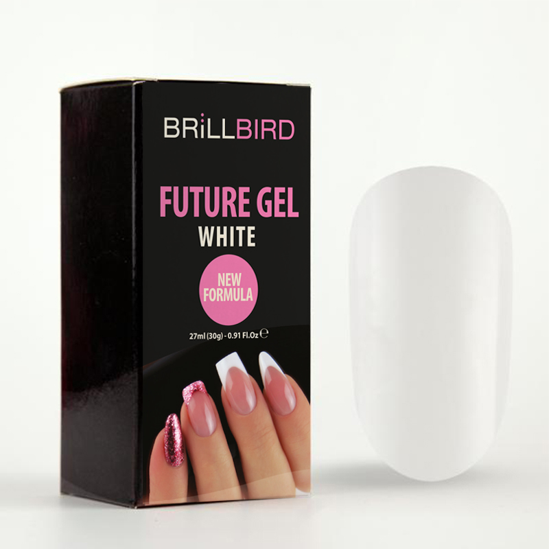 BrillBird - Future Gel White /Polygel Akril Zselé/ 30g -Megújult formula!