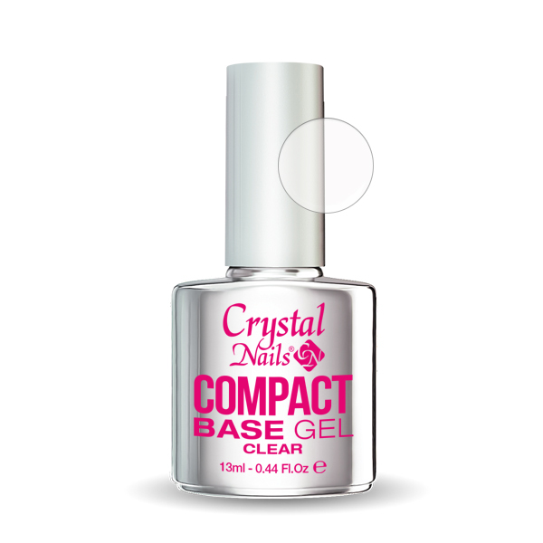 Crystal Nails - Compact Base Gel Clear - 13ml