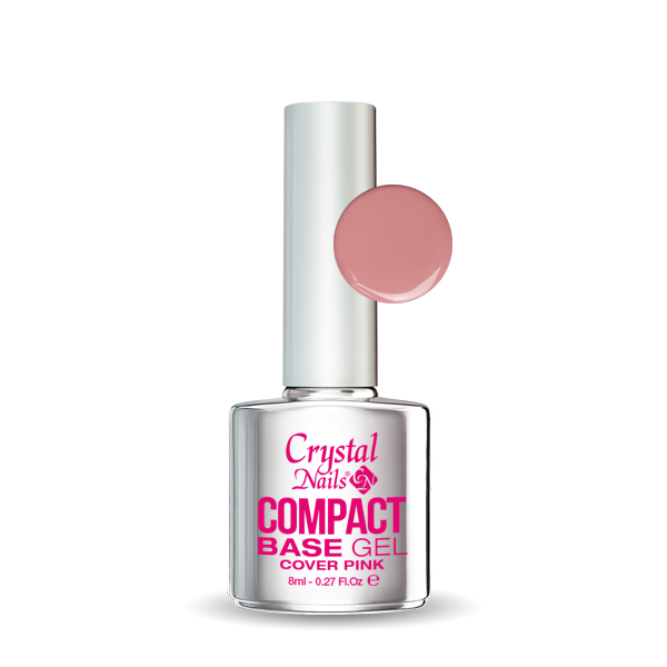 Crystal Nails - Compact Base Gel Cover Pink - 8ml