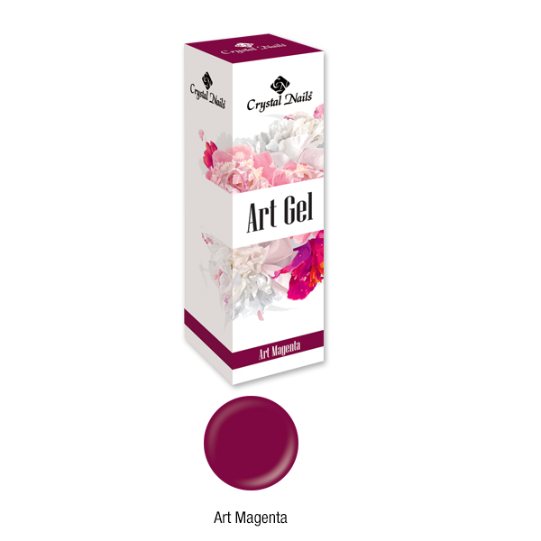 Crystal Nails - Art Gel festőzselé - Art Magenta (5ml)