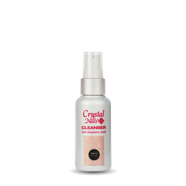 Crystal Nails - Illatosított Cleanser fixáló folyadék - Eper (40 ml)