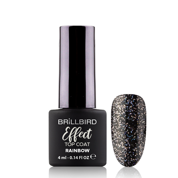 BrillBird - Effect Top Coat - rainbow 4 ml