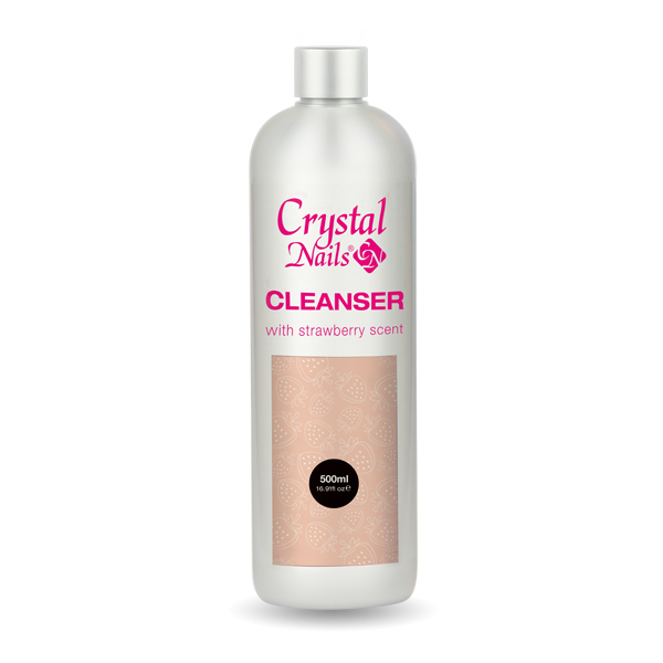 Crystal Nails - Illatosított Cleanser fixáló folyadék - Eper (500ml)