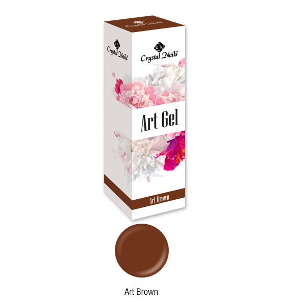 Crystal Nails - Art Gel festőzselé - Art Brown (5ml)