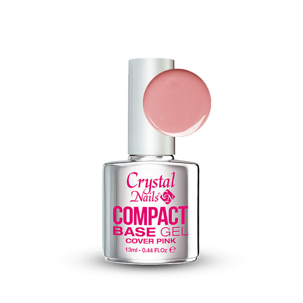 Crystal Nails - Compact Base gel Cover pink - 13ml