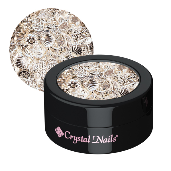 Crystal Nails - Glam Selection 1 - silver