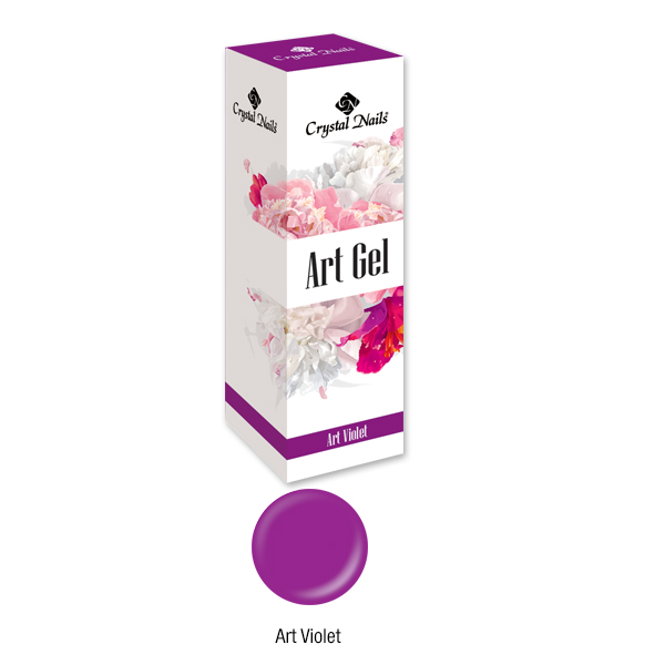 Crystal Nails - Art Gel festőzselé - Art Violet (5ml)