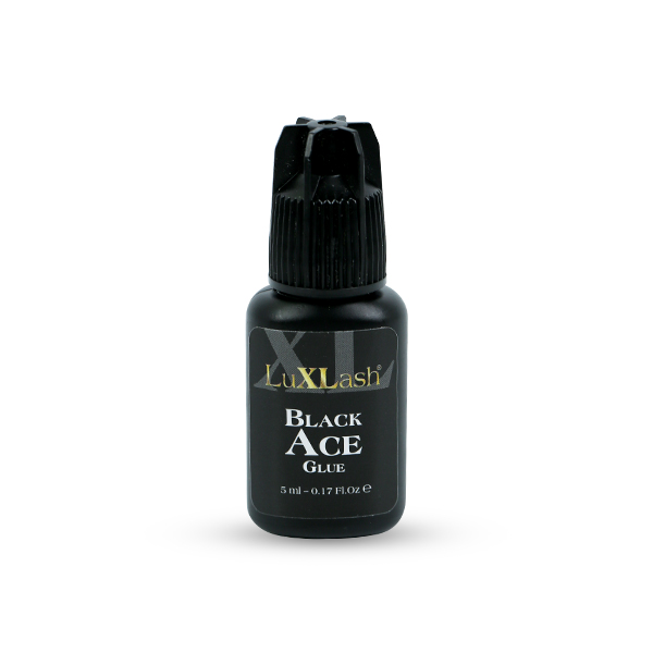 LuxLash - LuXLash Black Ace Glue - fekete pillaragasztó 5ml 