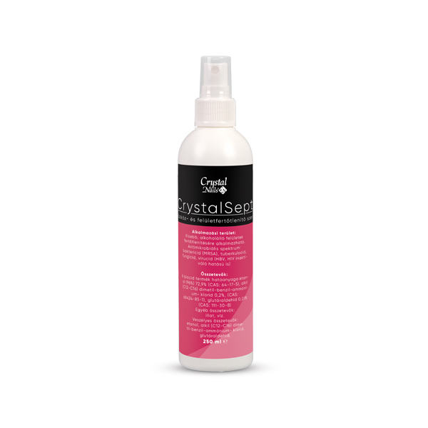 Crystal Nails - CrystalSept Alkoholos eszköz- és felületfertőtlenítő 250ml pumpás