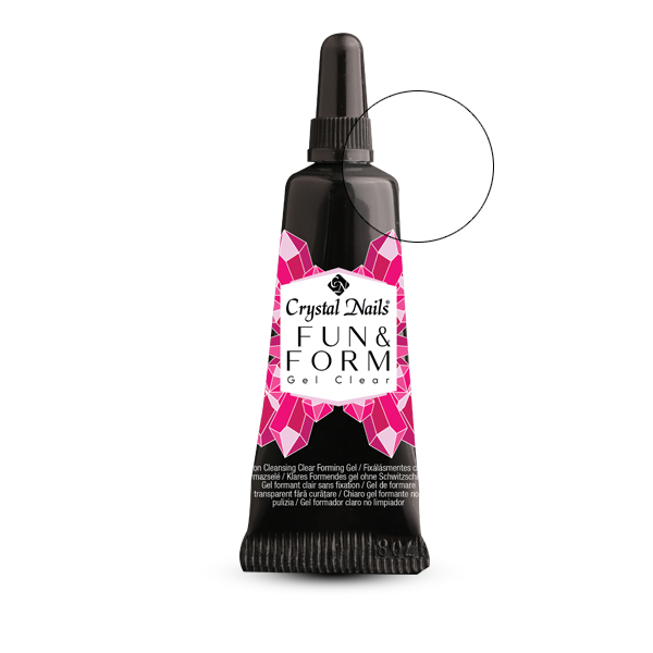 Crystal Nails - Fun & Form Gel - Clear 5ml