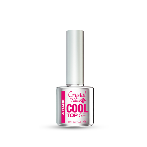 Crystal Nails - Cool Top Gel 4 Dark - 8ml