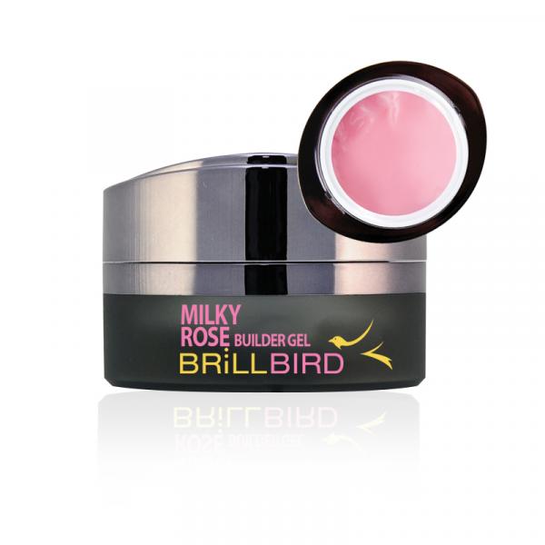 BrillBird - Milky Rose Builder Gel Műköröm Építő Zselé 50ml