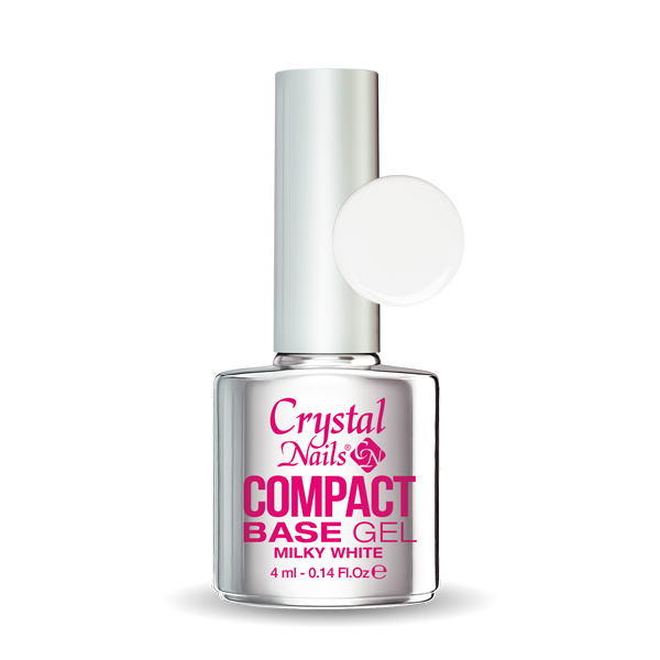 Crystal Nails - Compact Base gel Milky white - 4ml