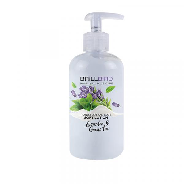 BrillBird - Lavender and Green Tea - Kéz- és lábápoló krém - Soft lotion 250ml 