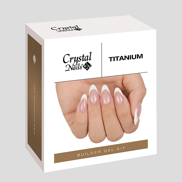 Crystal Nails - TITANIUM Builder Gel készlet