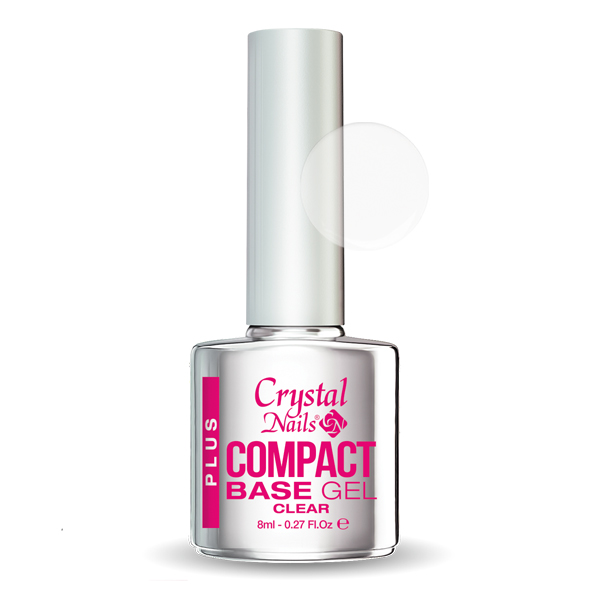 Crystal Nails - Compact Base gel PLUS Clear - 8ml