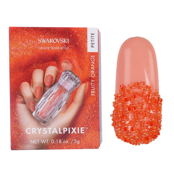 Crystal Nails - Swarovski Crystal Pixie – Petite Fruity Orange 5g