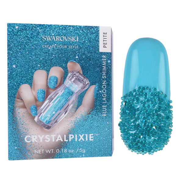 Crystal Nails - Swarovski Crystal Pixie – Petite Blue Lagoon Shimmer 5g