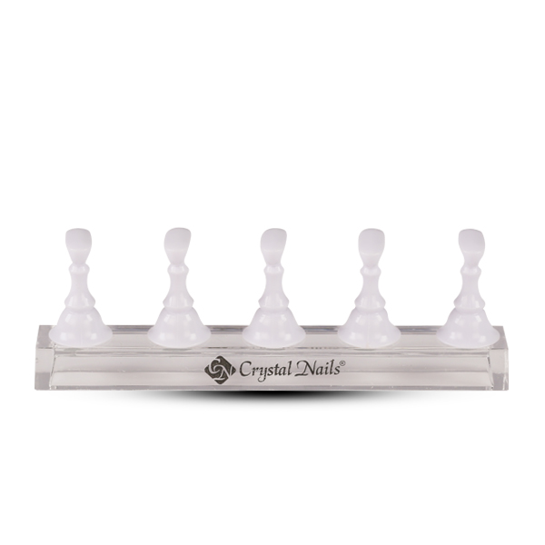 Crystal Nails - Mágneses Tip Display - fehér konzol 5db