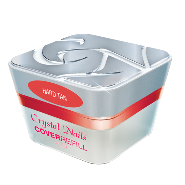 Crystal Nails - Cover Refill HARD TAN gel - 5ml