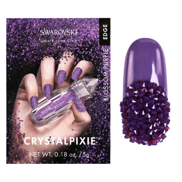 Crystal Nails - Swarovski Crystal Pixie – Edge Blossom Purple