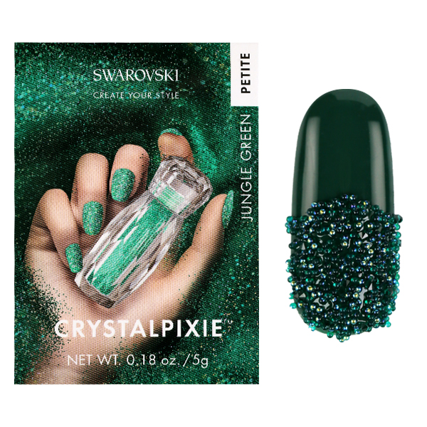 Crystal Nails - Swarovski Crystal Pixie – Petite Jungle Green 5g