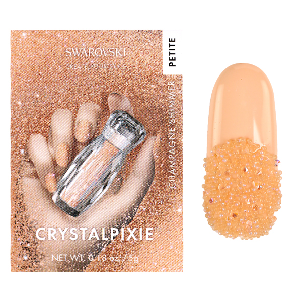 Crystal Nails - Swarovski Crystal Pixie – Petite Champagne Shimmer 5g
