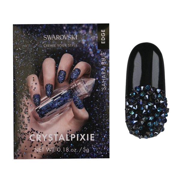 Crystal Nails - Swarovski Crystal Pixie – Edge Sahara Blue