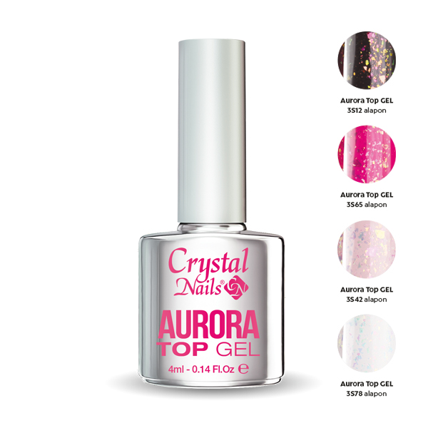Crystal Nails - Aurora Top Gel 4ml