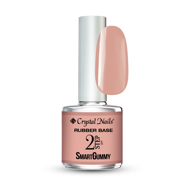 Crystal Nails - 2S SmartGummy Rubber base gel - Nr13 Sweet Cream 8ml