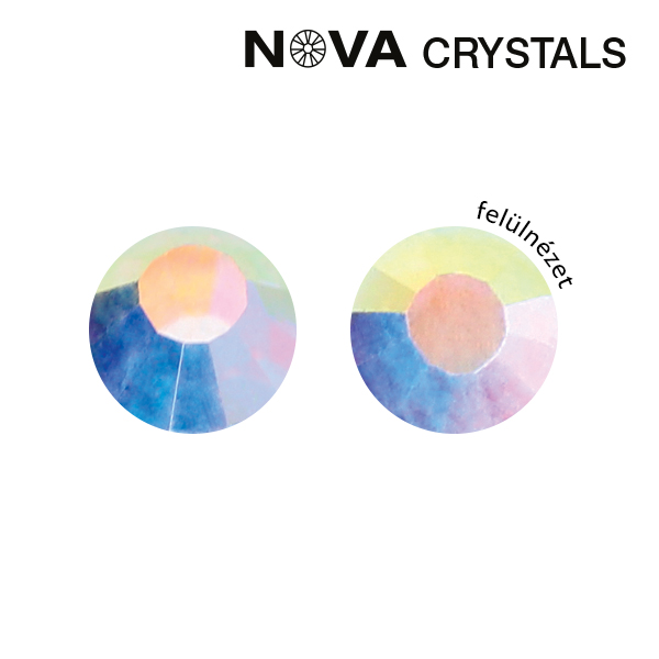 Crystal Nails - NOVA Crystals Strasszkő - White AB SS8 (2,4 mm)
