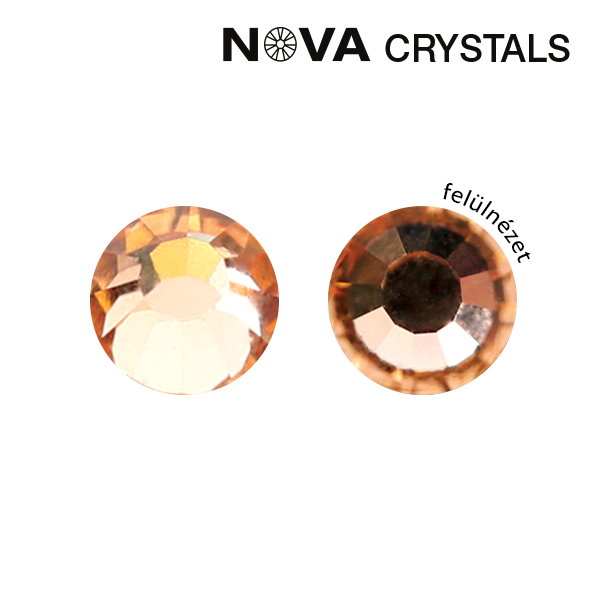 Crystal Nails - NOVA Crystals Strasszkő - Light peach SS3 (1,4 mm)