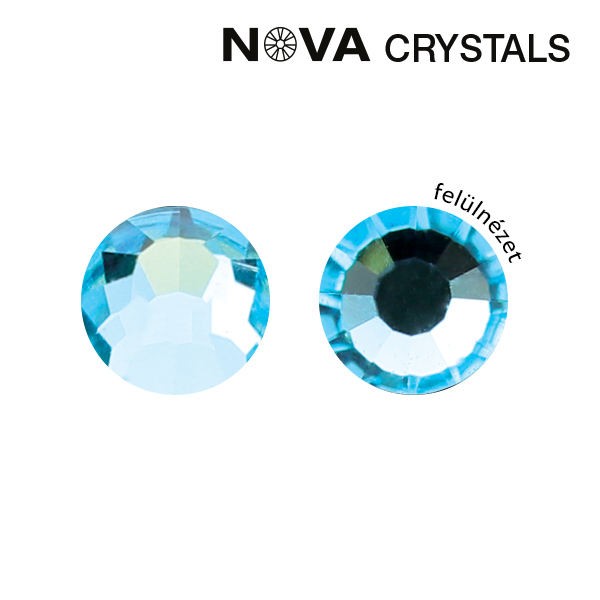 Crystal Nails - NOVA Crystals Strasszkő - Aquamarine SS3 (1,4 mm)