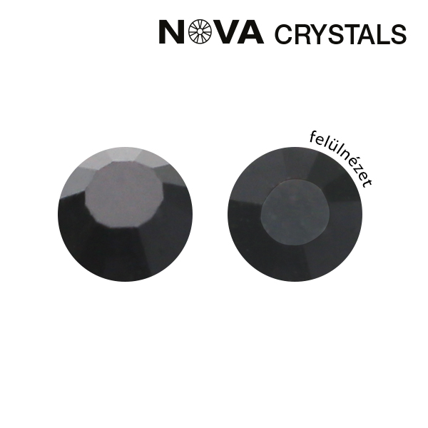 Crystal Nails - NOVA Crystals Strasszkő - Black SS3 (1,4 mm)