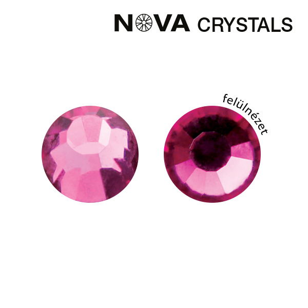 Crystal Nails - NOVA Crystals Strasszkő - Fuchsia SS3 (1,4 mm)