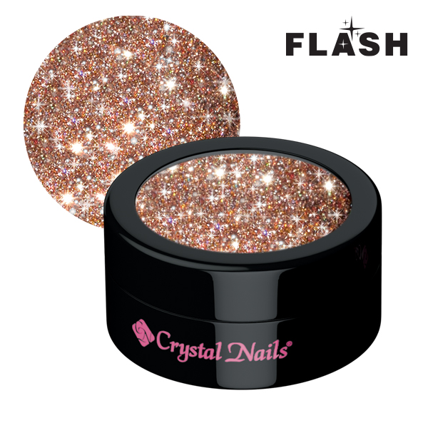 Crystal Nails - Flash glitters 2 - rosegold