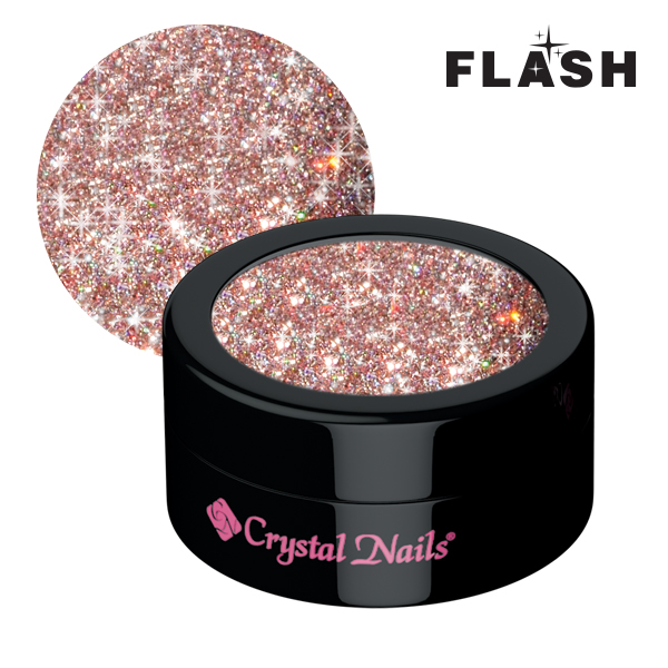 Crystal Nails - Flash glitters 3 - Rózsaszín