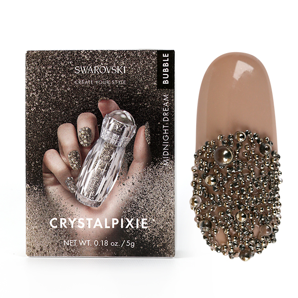 Crystal Nails - Swarovski Crystal Pixie – Bubble Midnight Dream